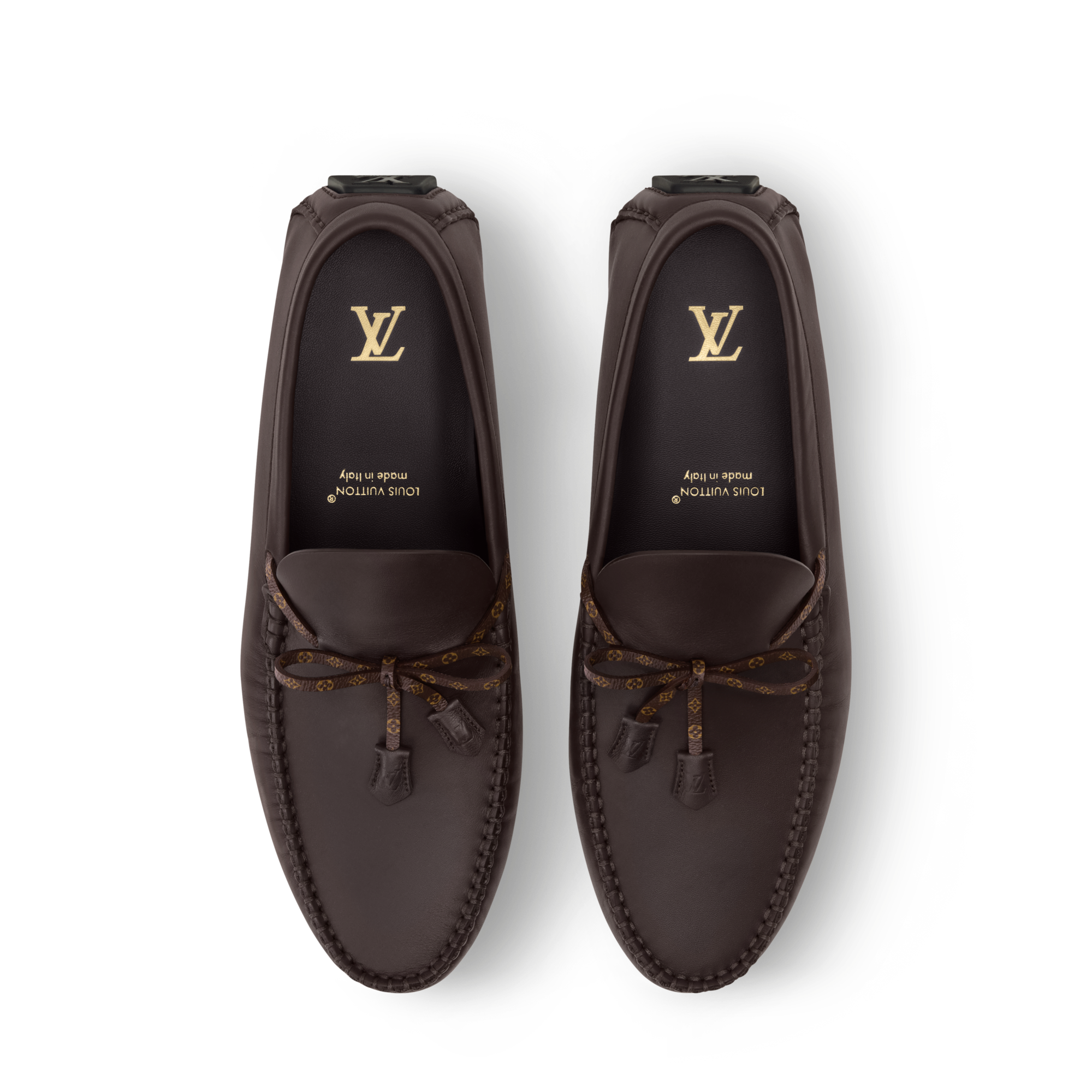 Louis Vuitton ブラウン ローファー louis-vuitton-lv-driver-